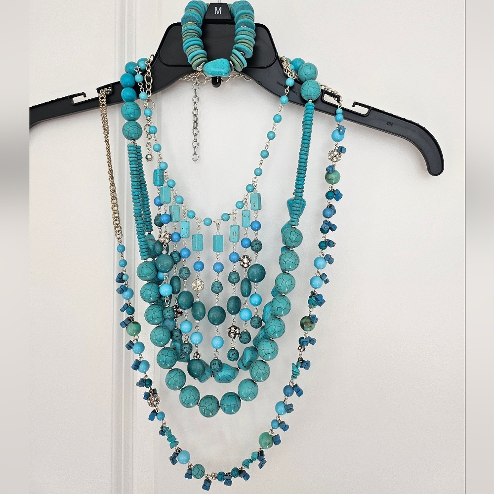 4 piece ChicosTurquoise Mania Jewelry